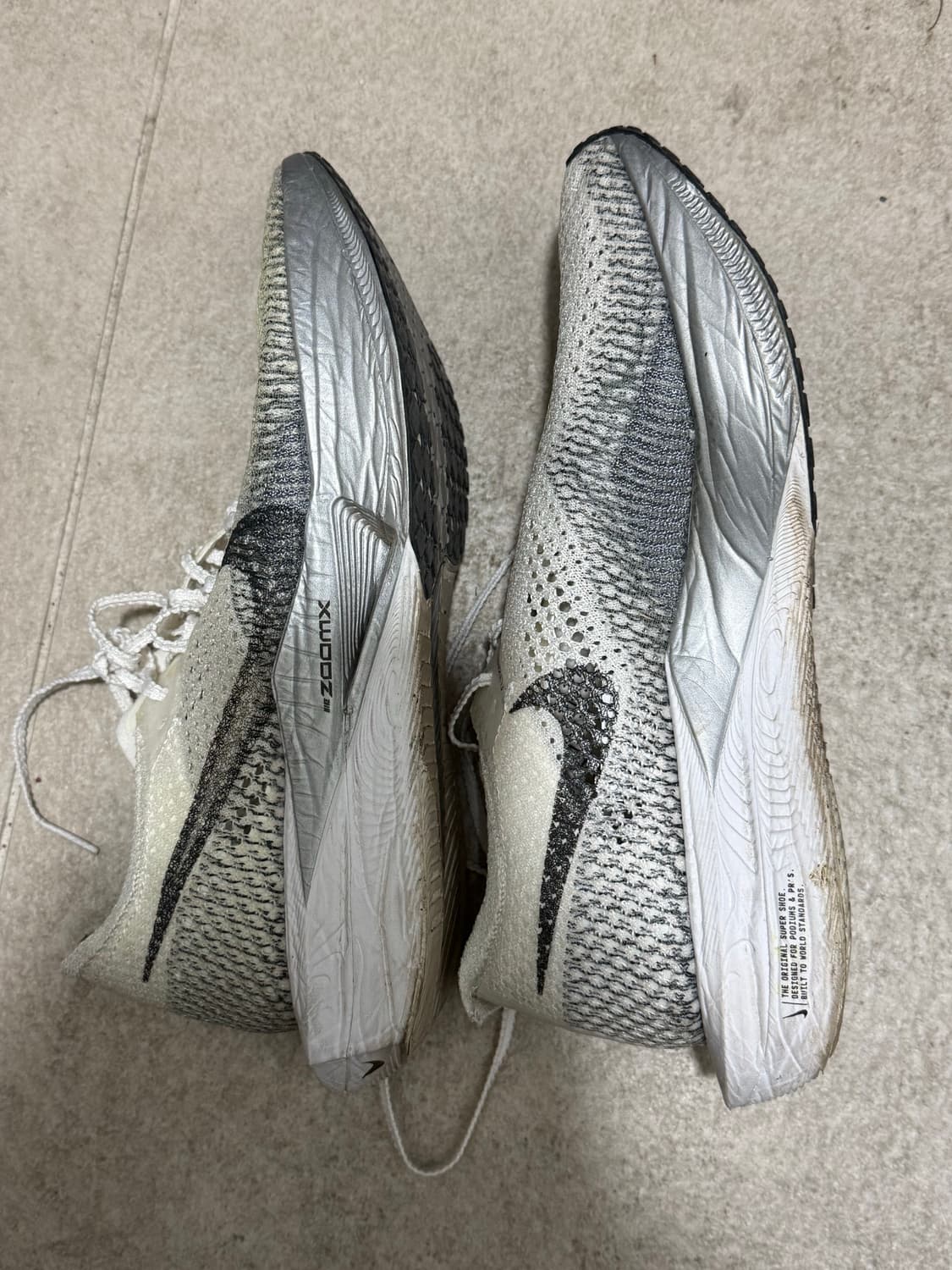 나이키 줌 베이퍼플라이 3 화이트 런닝화 US8 상품이미지3