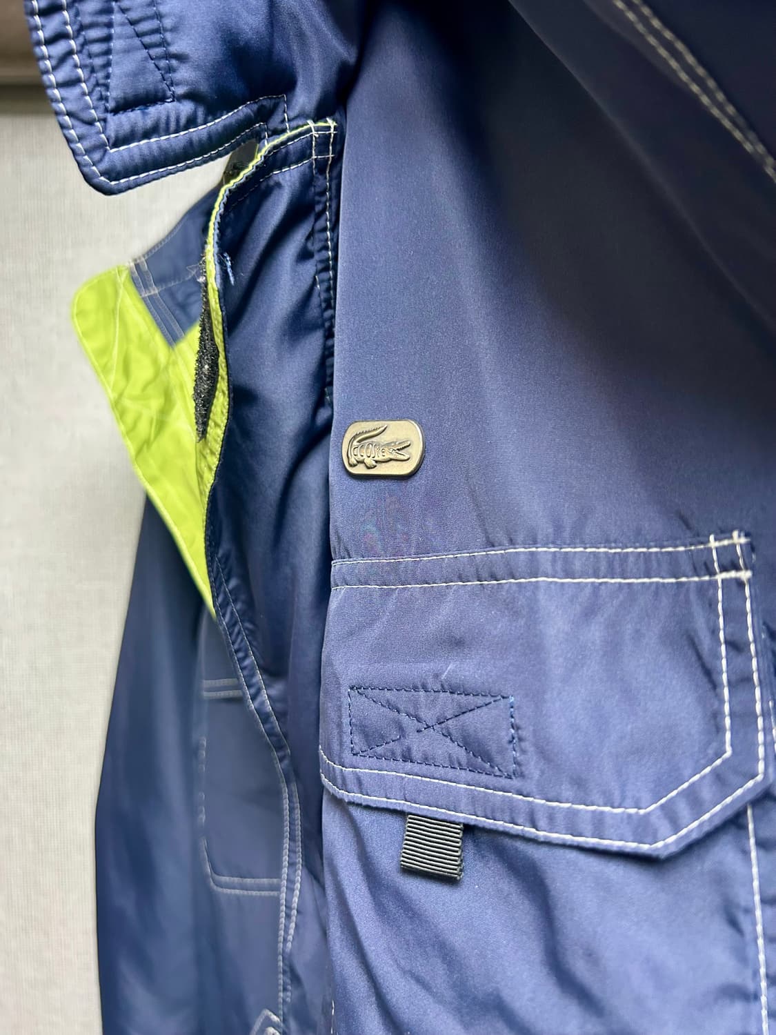 라코스테 남성 야상 방한 자켓 네이비 M 상품이미지3