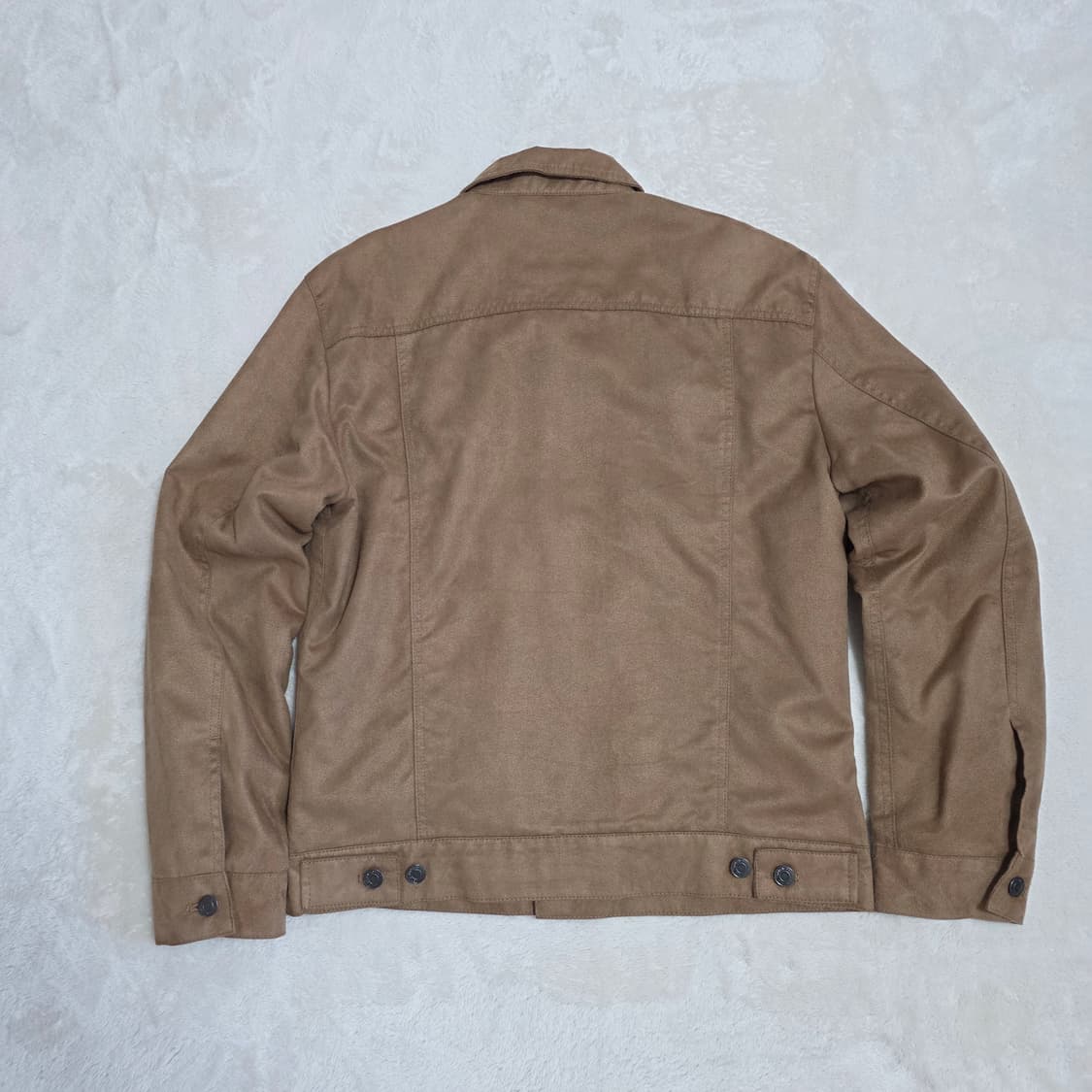 (XL)탑텐 스웨이드 트러커 자켓 브라운 상품이미지3