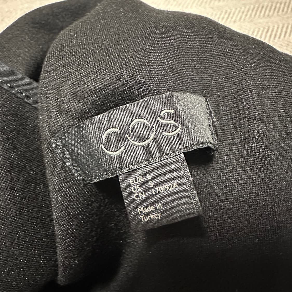 COS shirt jacket zipup black 상품이미지4