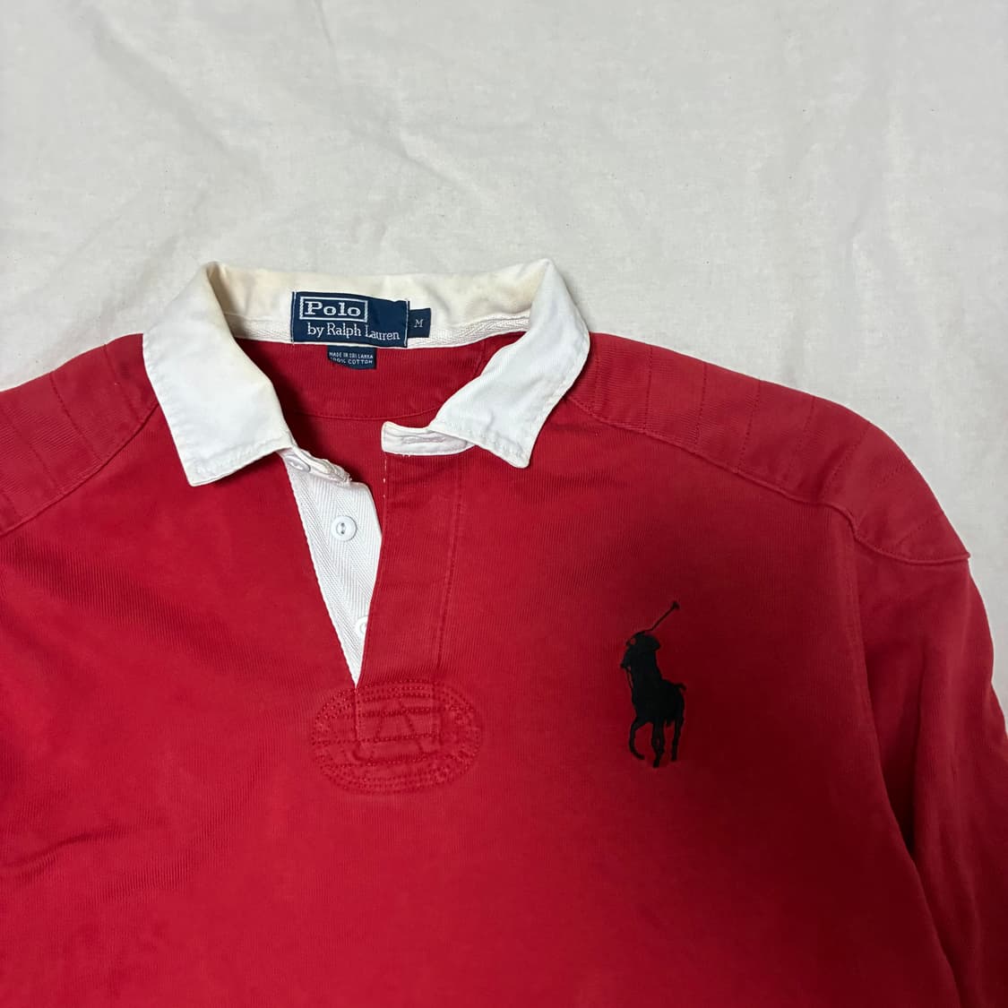 폴로 빅포니 럭비티 레드 M 상품이미지2