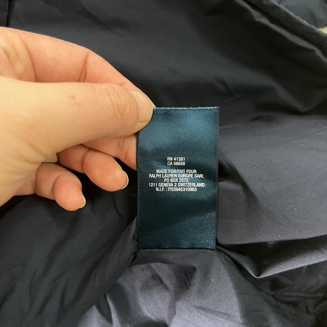 100 폴로랄프로렌 신형라벨 스몰포니 퀄팅 자켓 상품이미지7