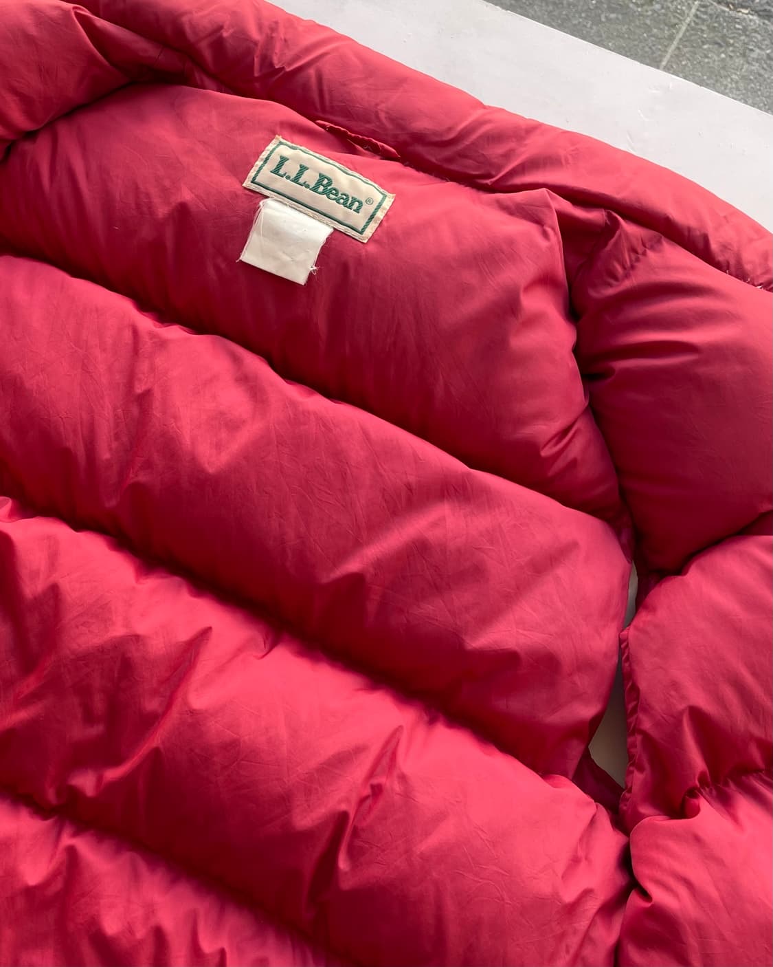 80‘s goose down vest 엘엘빈 구스 다운 푸퍼 베스트 M 상품이미지9