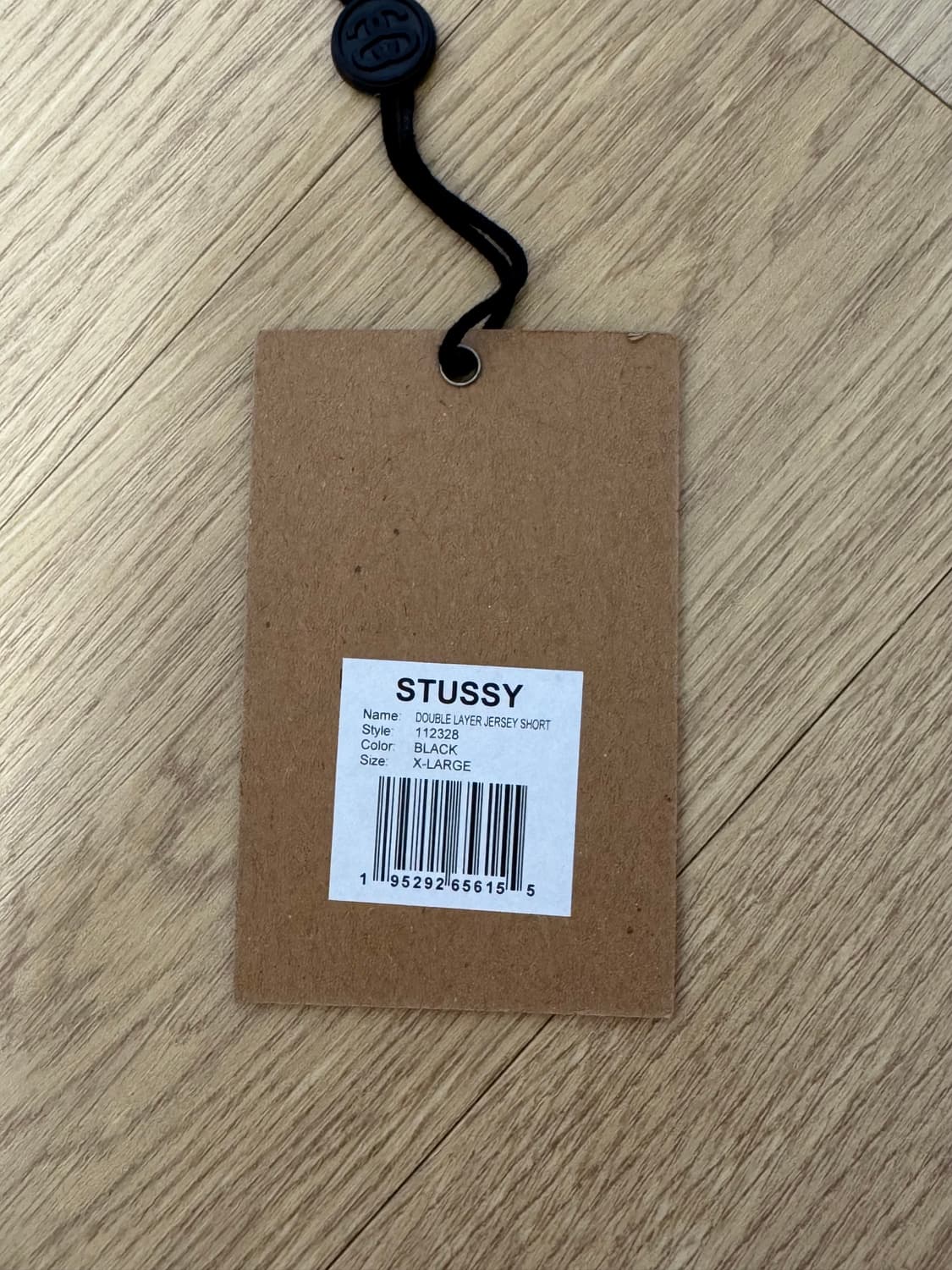 스투시 더블 레이어 저지 쇼츠 반바지 블랙 XL 상품이미지5