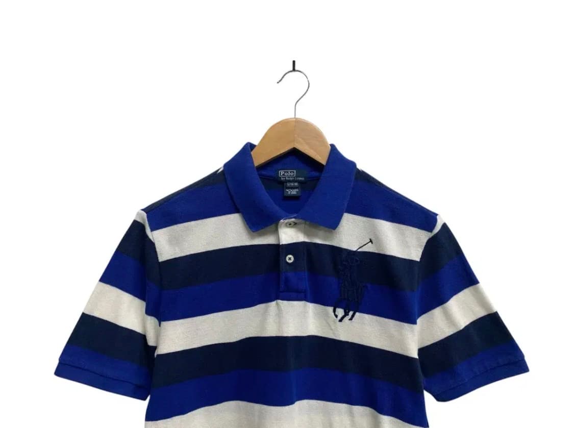 폴로 스트라이프 빅포니 PK 반팔티 S 상품이미지2