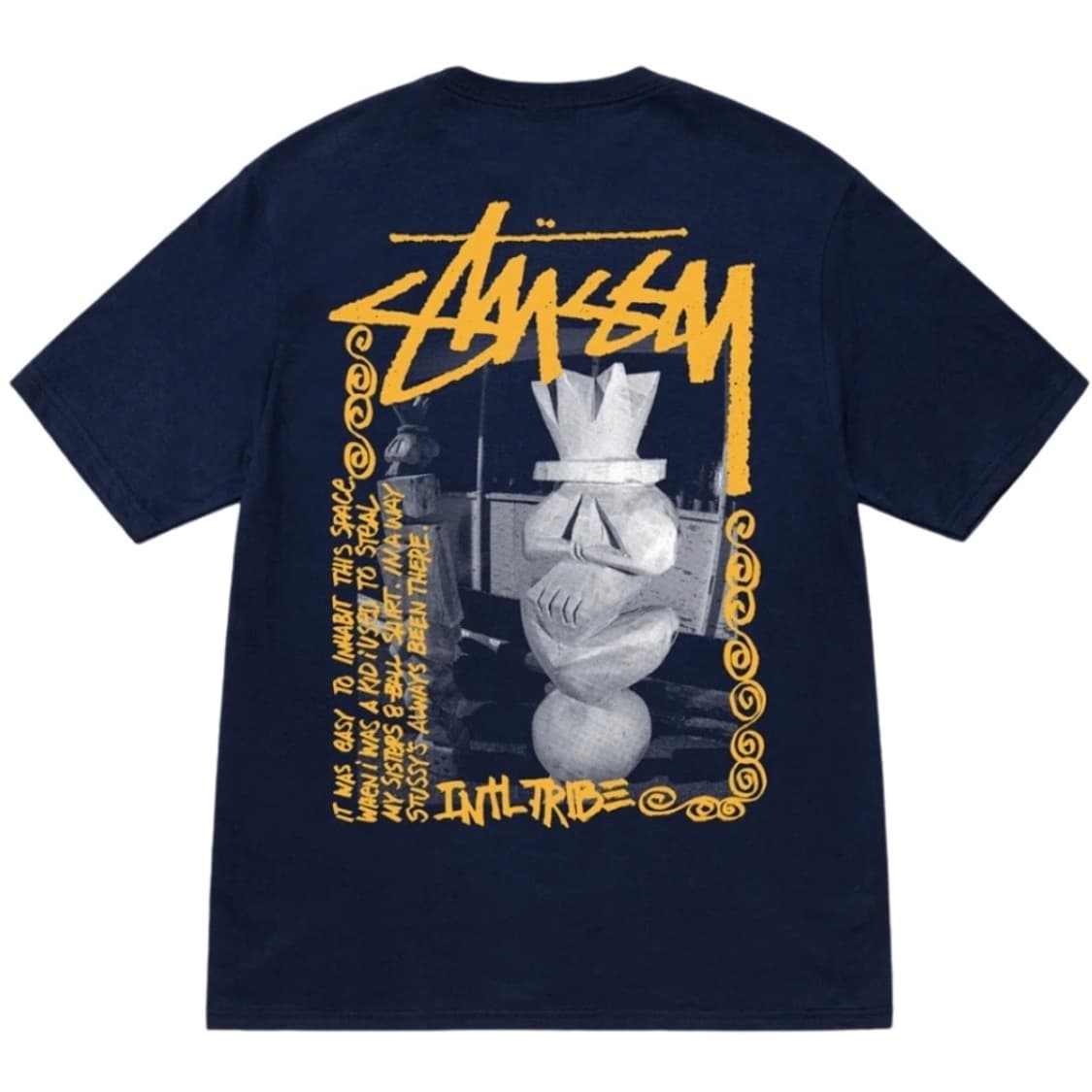 스투시 란딘 티셔츠 반팔 M Navy 상품이미지2