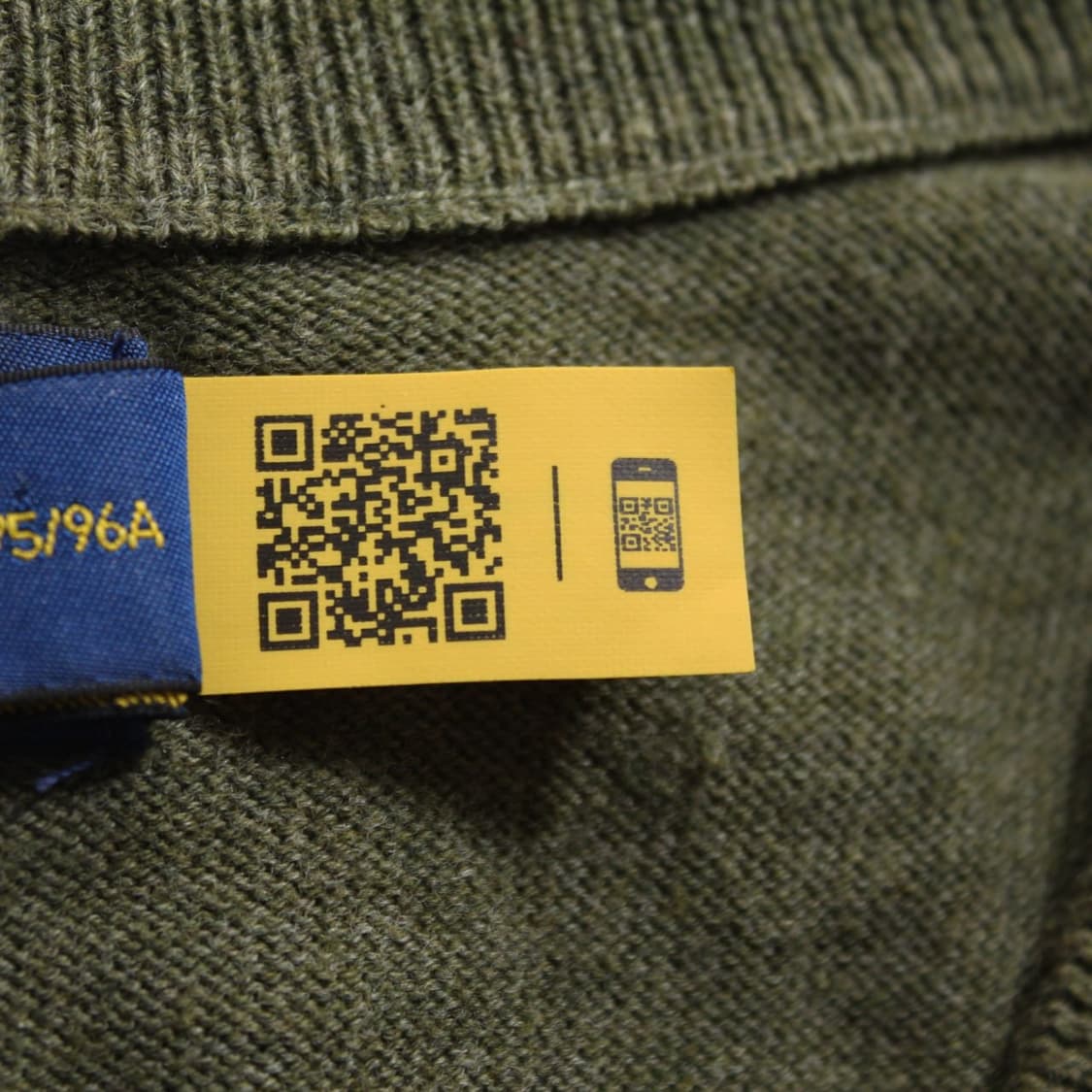 Polo 폴로 랄프로렌 카키 브이넥 니트 (QR인증) 상품이미지6