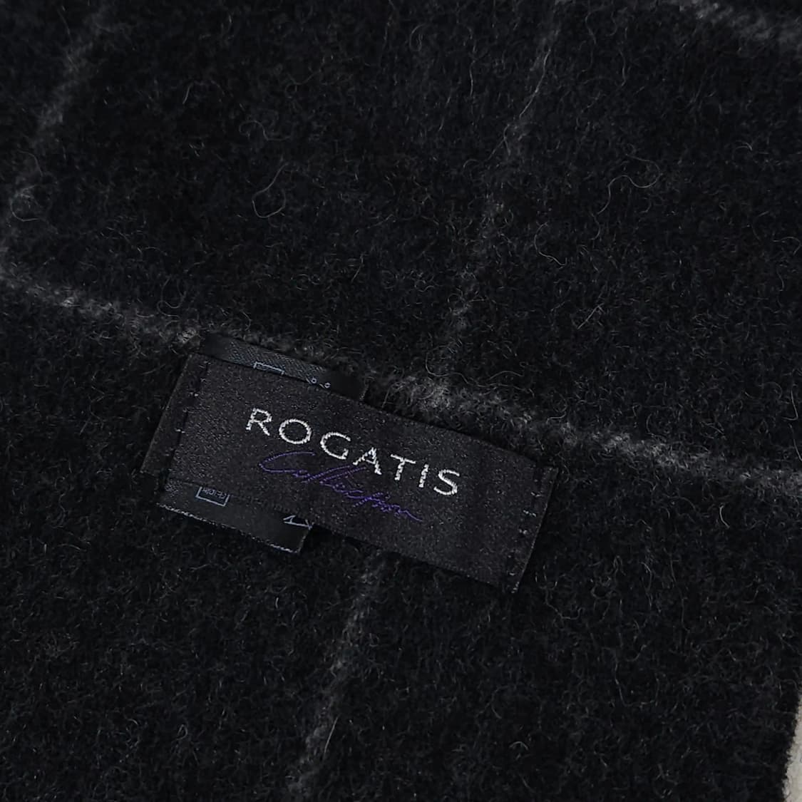 로가디스 캐시미어 머플러 목도리 차콜그레이 상품이미지2