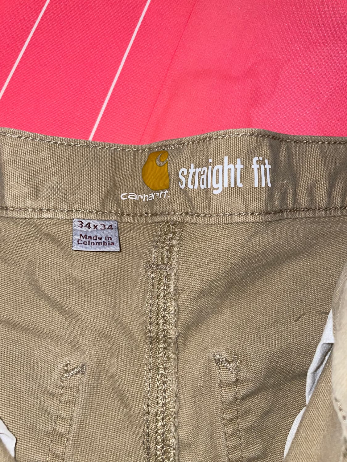 Vintage Carhartt Straight Fit Work Pants 상품이미지10