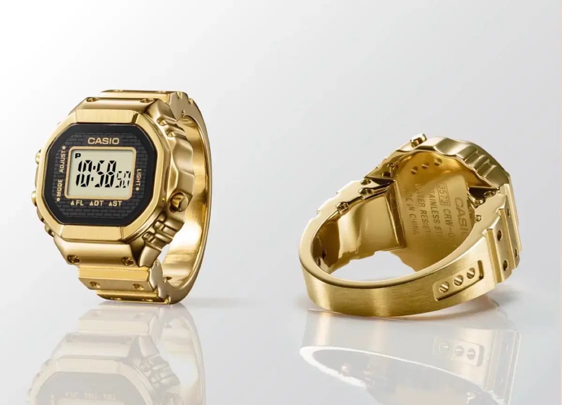 카시오 지샥 50주년 링워치 골드 12월 15일 구매 새상품 상품이미지1