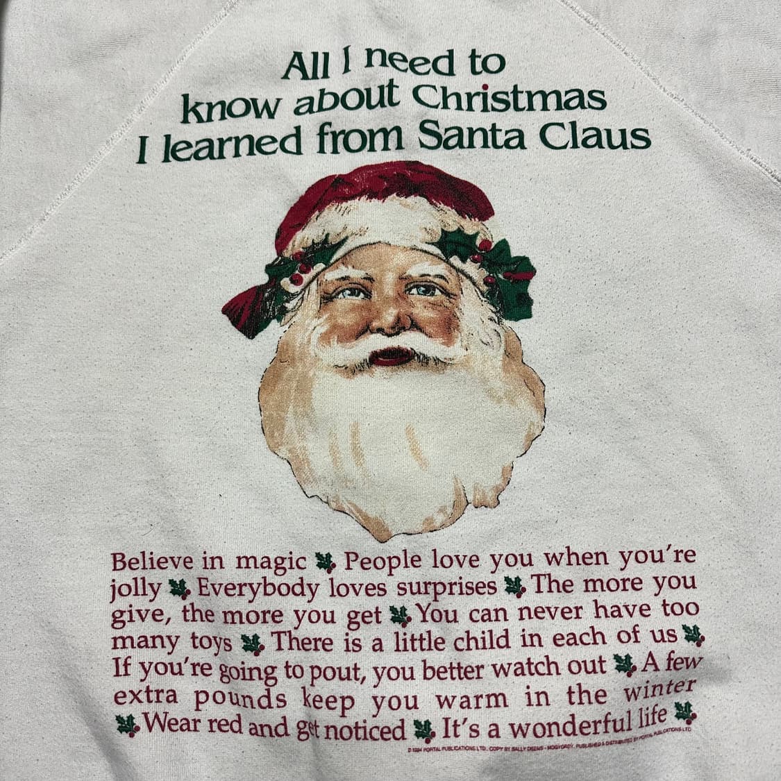 헤인즈 빈티지 크리스마스 맨투맨 80's 상품이미지2