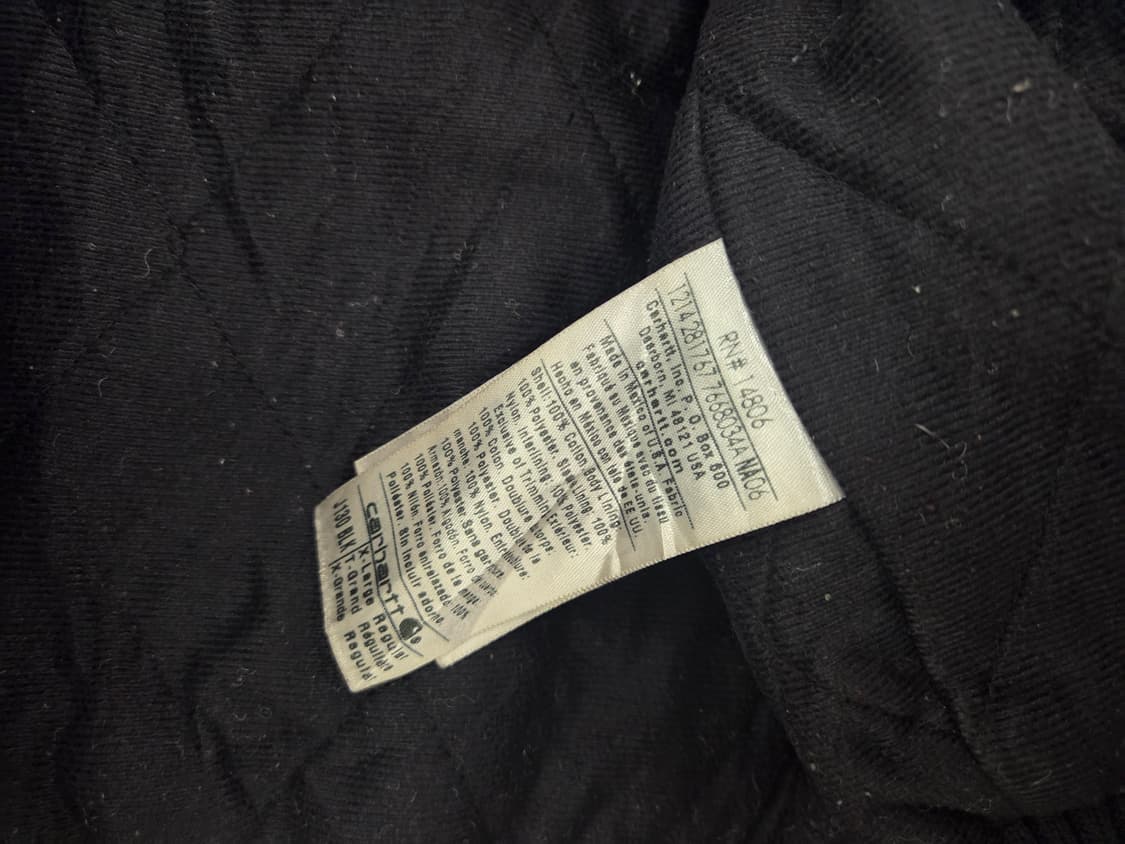 칼하트 j130 블랙 xl 상품이미지7