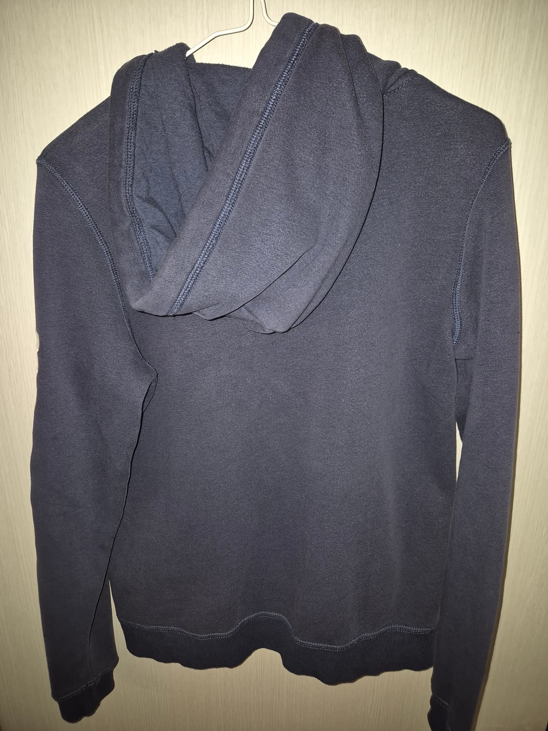 홀리스터 로고 네이비 후드집업 M 상품이미지3