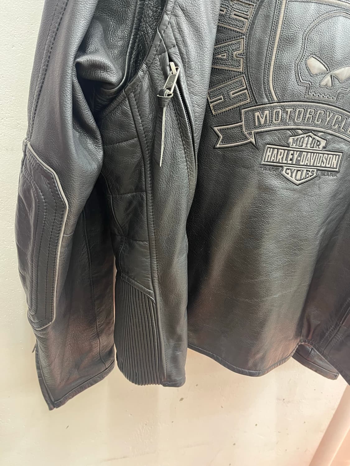 할리데이비슨 소가죽 라이더 자켓 상품이미지9