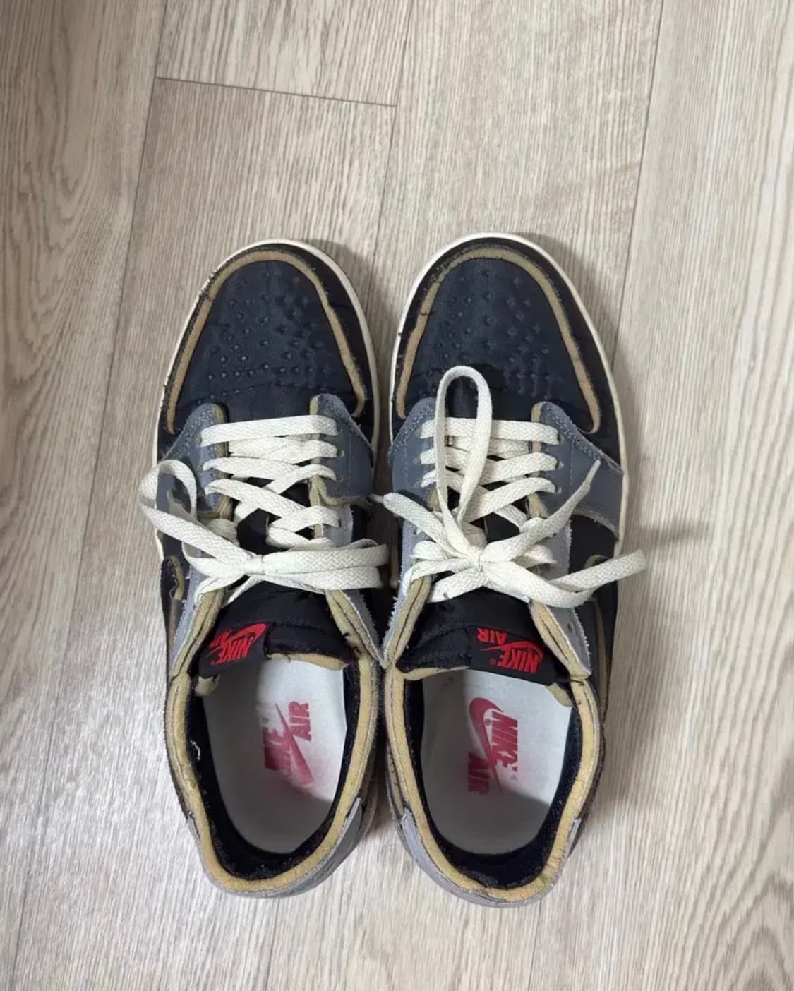 (270)조던1 로우 OG 블랙앤스모크그레이 상품이미지1