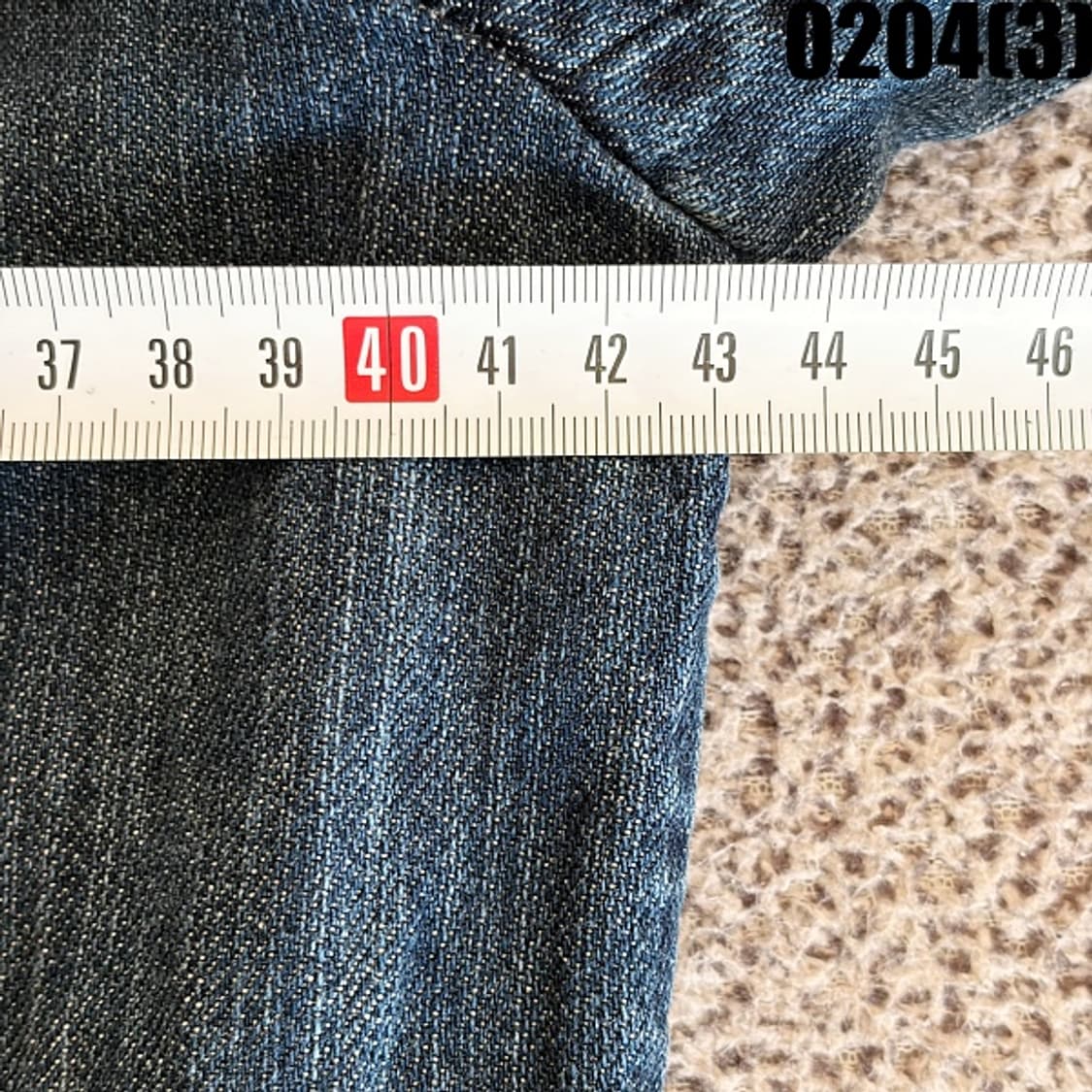 [M] 언더우드 여성 Y2K 워싱 숏 데님 청 자켓 0204(3) 상품이미지6