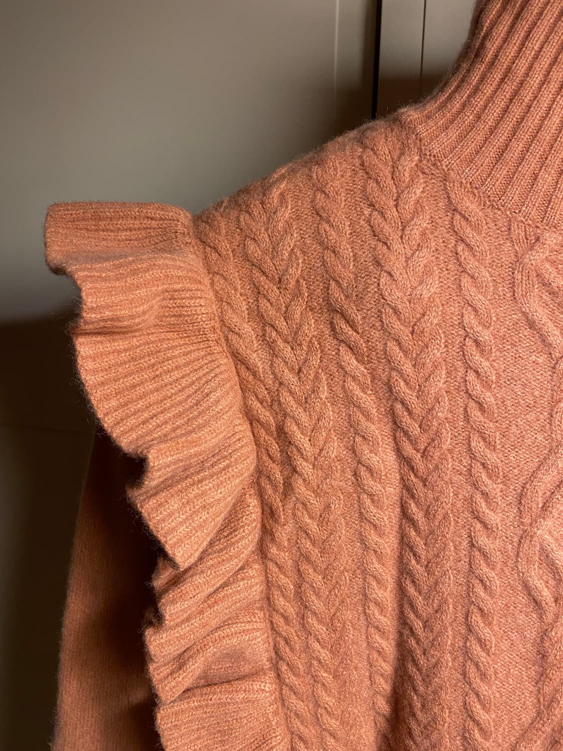 마시모두띠 울 캐시미어 러플 니트 M 상품이미지8