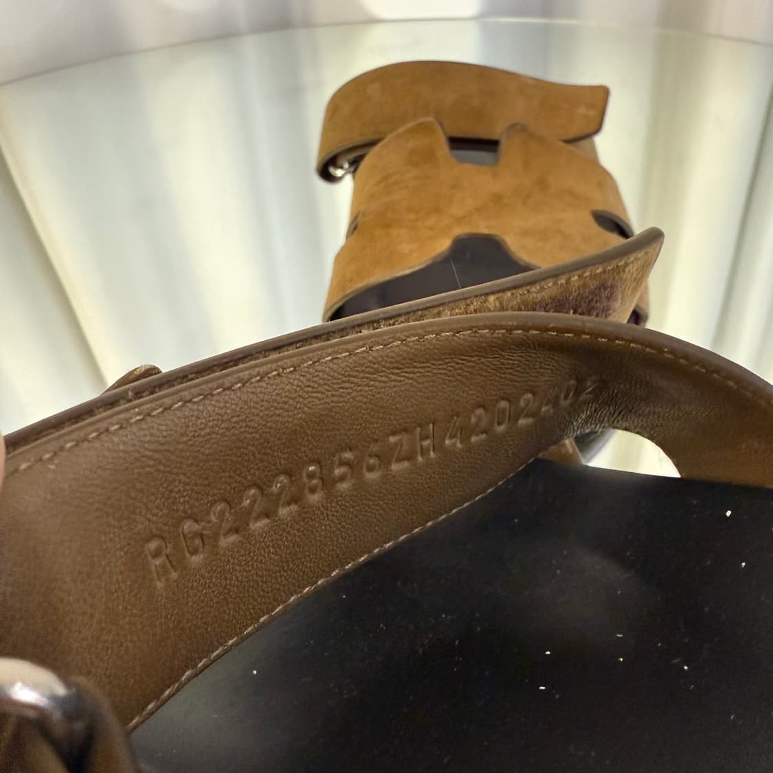 (42) 에르메스 시프레 스웨이드 샌들 슬리퍼  상품이미지5