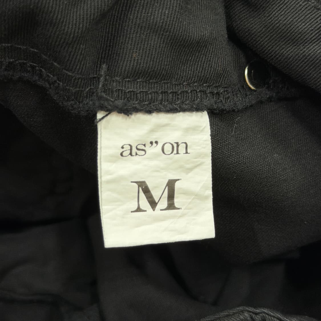 ASON 애즈온 제드 카고팬츠 바지 블랙 M 상품이미지4