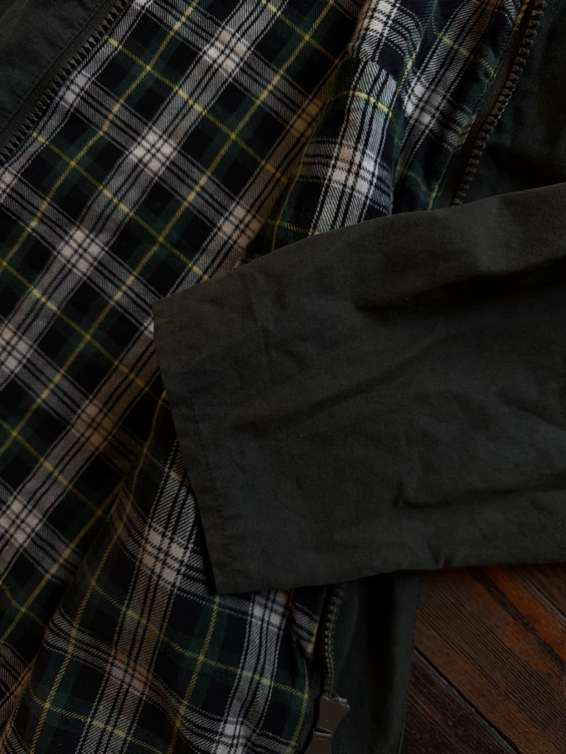 브리티시 왁스 아웃도어 자켓 100~105 상품이미지7