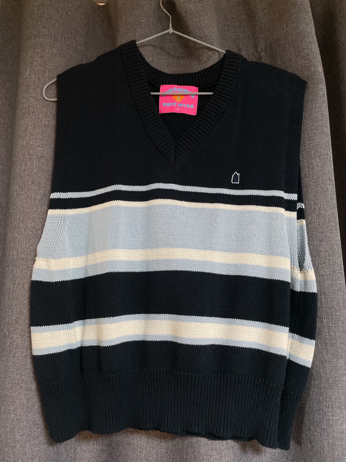 꼬모니노즈 니트 베스트 상품이미지1