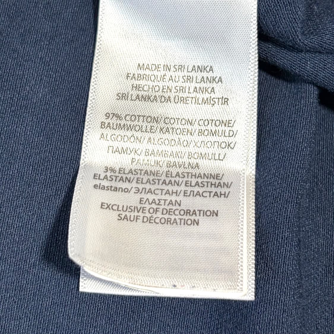 폴로 네이비 PK 반팔 XL 상품이미지4