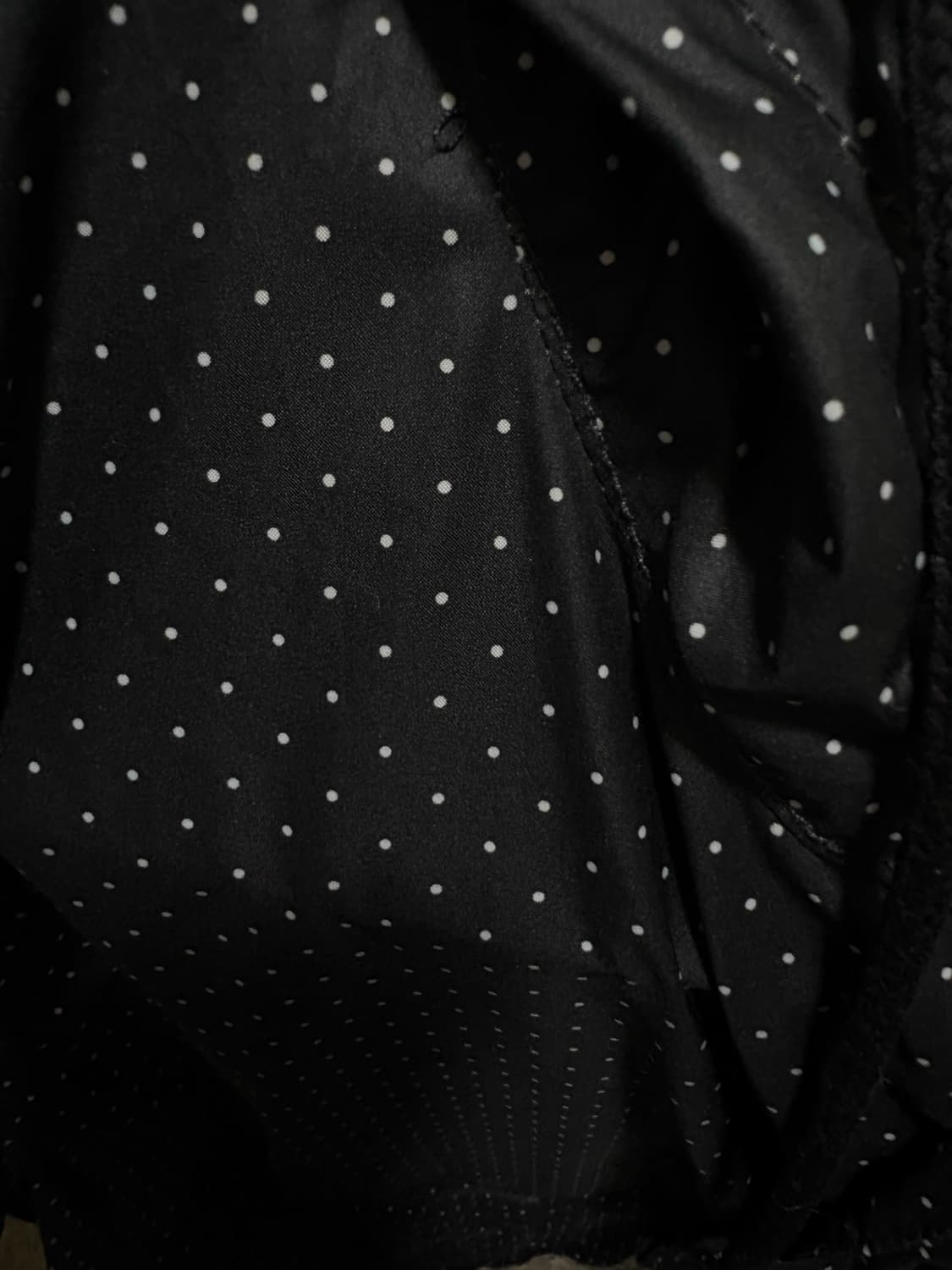 일본빈티지 블랙도트 바람막이 판매합니다 모리걸 코이세이오 상품이미지2