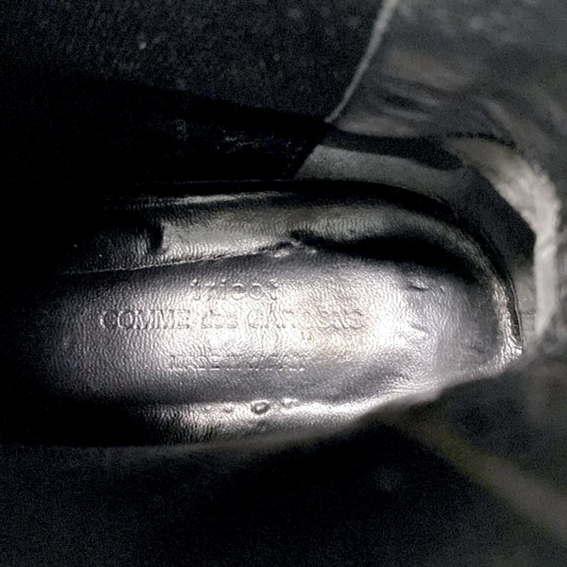 꼼데가르송 사이드고어 레더 부츠 상품이미지6