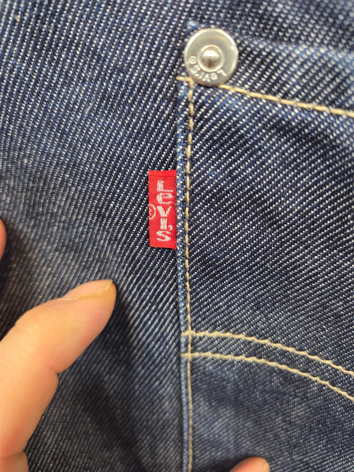 리바이스 커스텀 엔지니어드진 버뮤다 데님반바지 30 상품이미지3