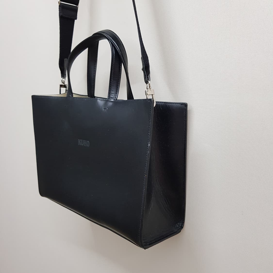 KUHO 구호 2023 소가죽 투웨이 토트백  크로스백 상품이미지3