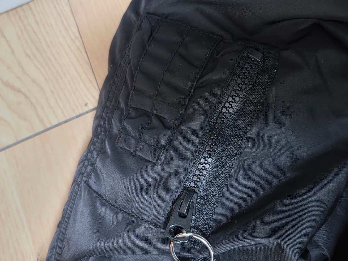 지오다노 N2B 봄버 자켓패딩 블랙 상품이미지2