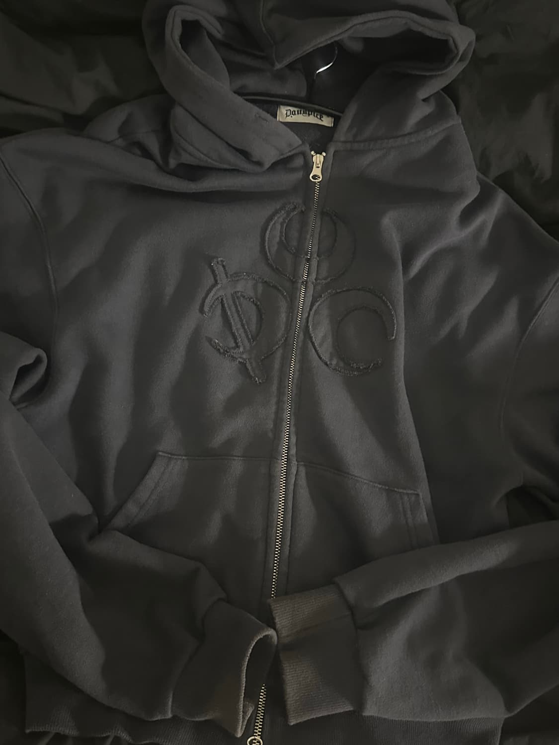 디오스피스 후드 집업 [빈티지 블랙] 상품이미지1