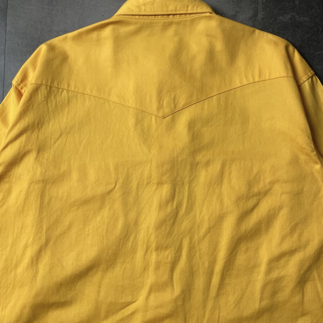 WRANGLER  랭글러 빈티지 옐로우 코튼 셔츠 A00651 상품이미지8