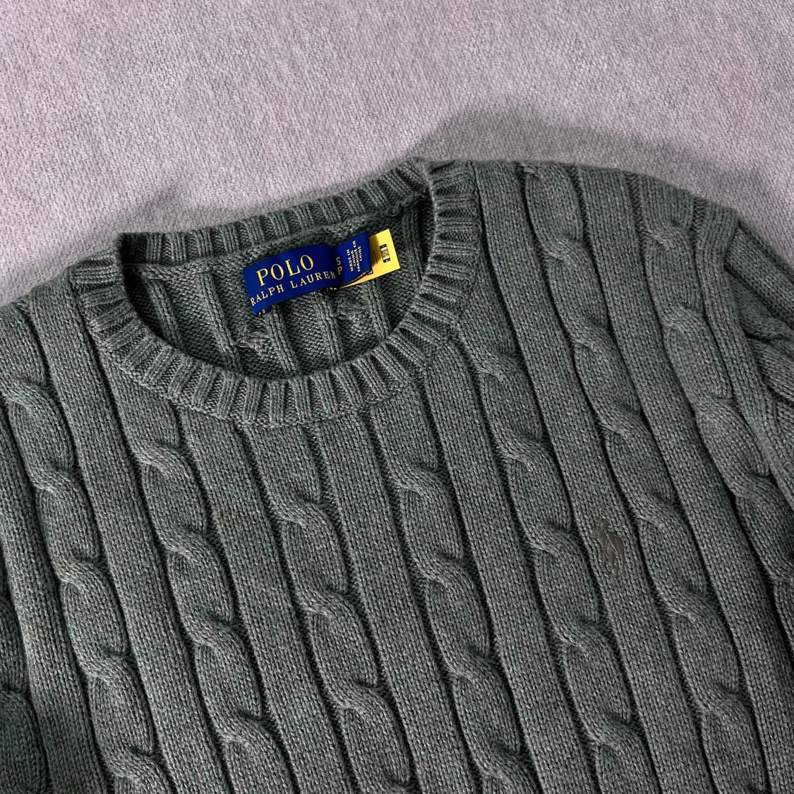 95 폴로랄프로렌 신형라벨 꽈배기 니트 상품이미지2