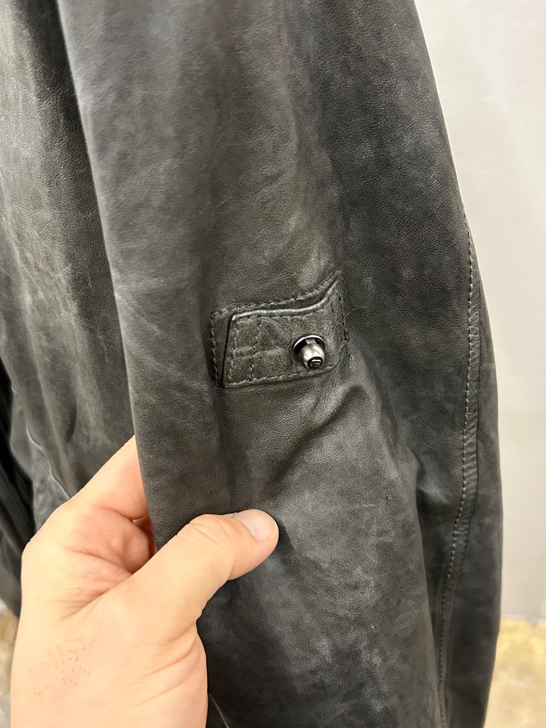 Series 시리드 양가죽 봄버 자켓 블랙 상품이미지6