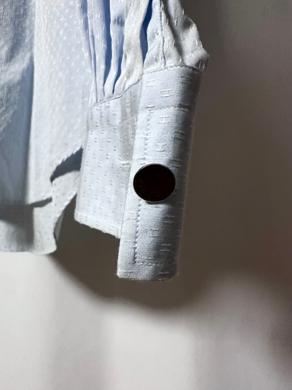 Hermès  Light Blue Jacquard 시그니처 셔츠 상품이미지5