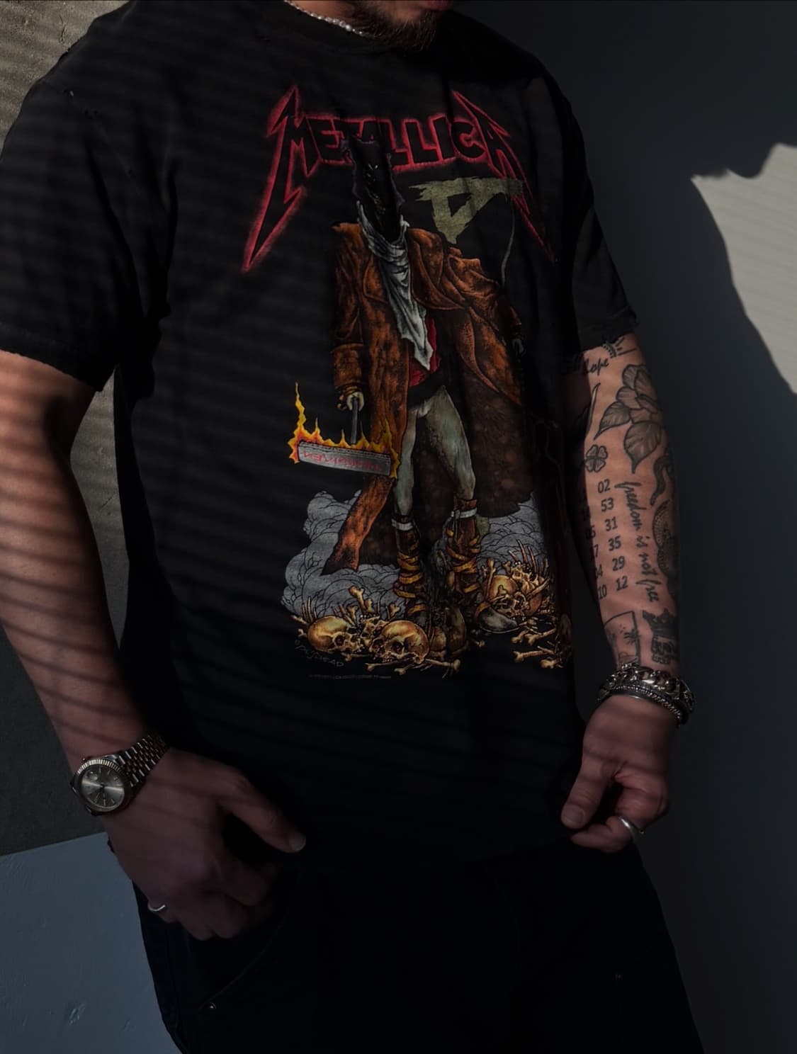 Vintage Metallica T-shirt Distressed 상품이미지3