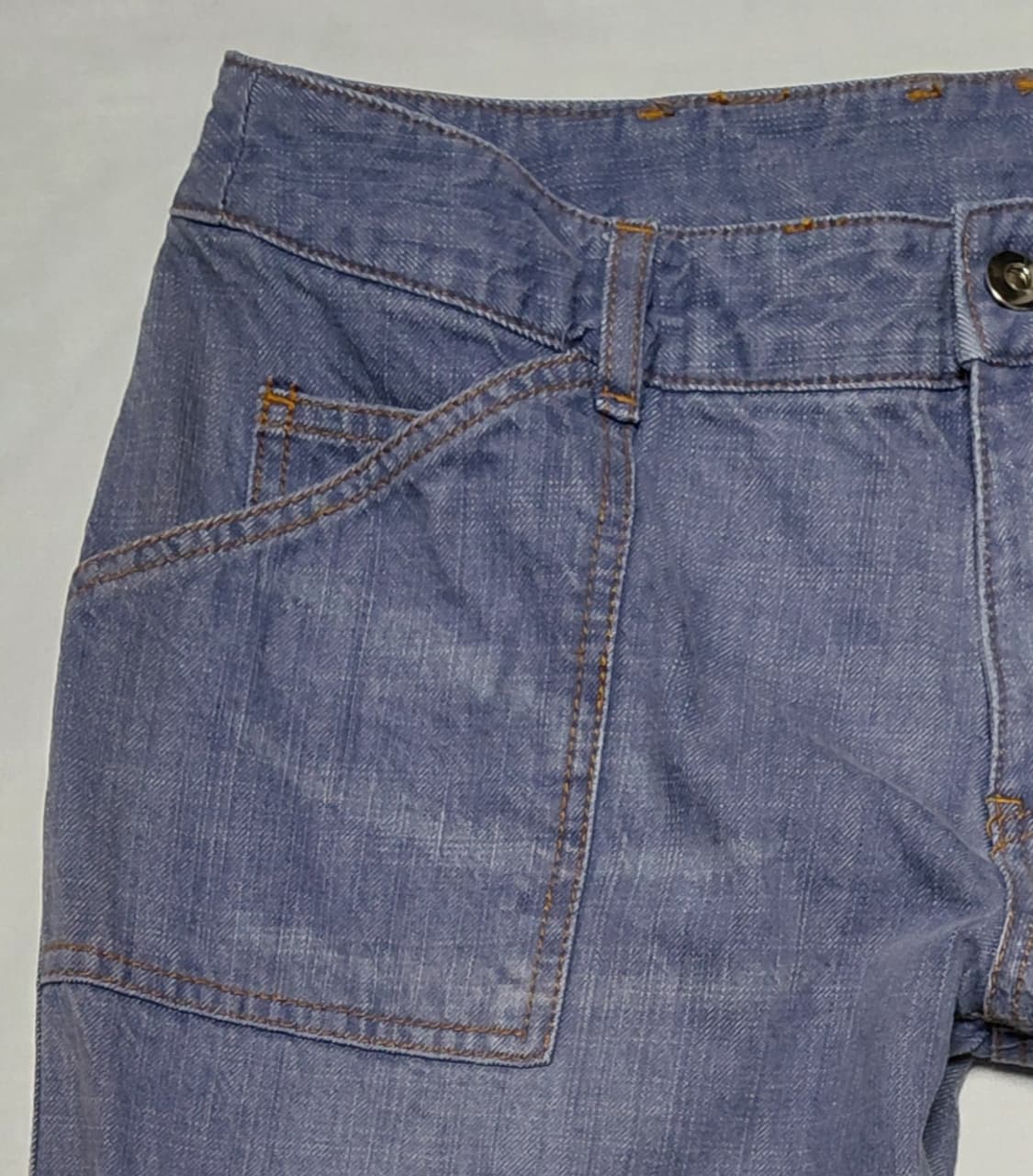 [희귀/30~31] 빈티지 EASTBOY 입체 절개 데님 팬츠 상품이미지2