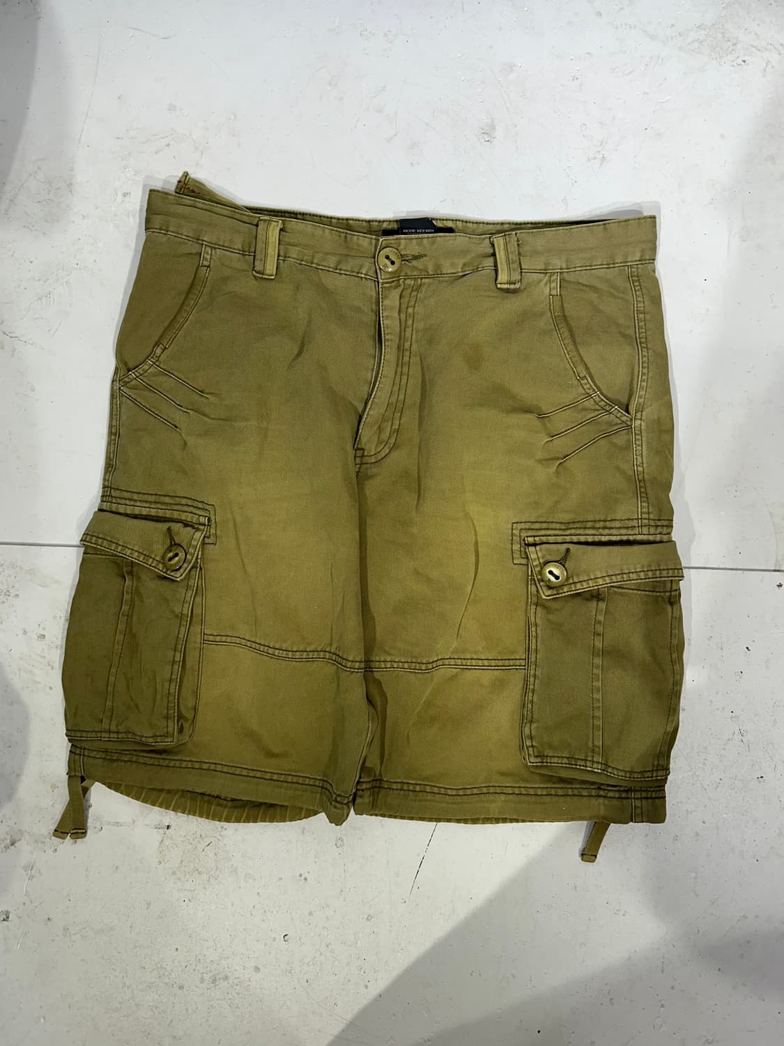 로카웨어 빈티지 카키 올드스쿨 버뮤다 팬츠 카고 반바지 36 상품이미지4
