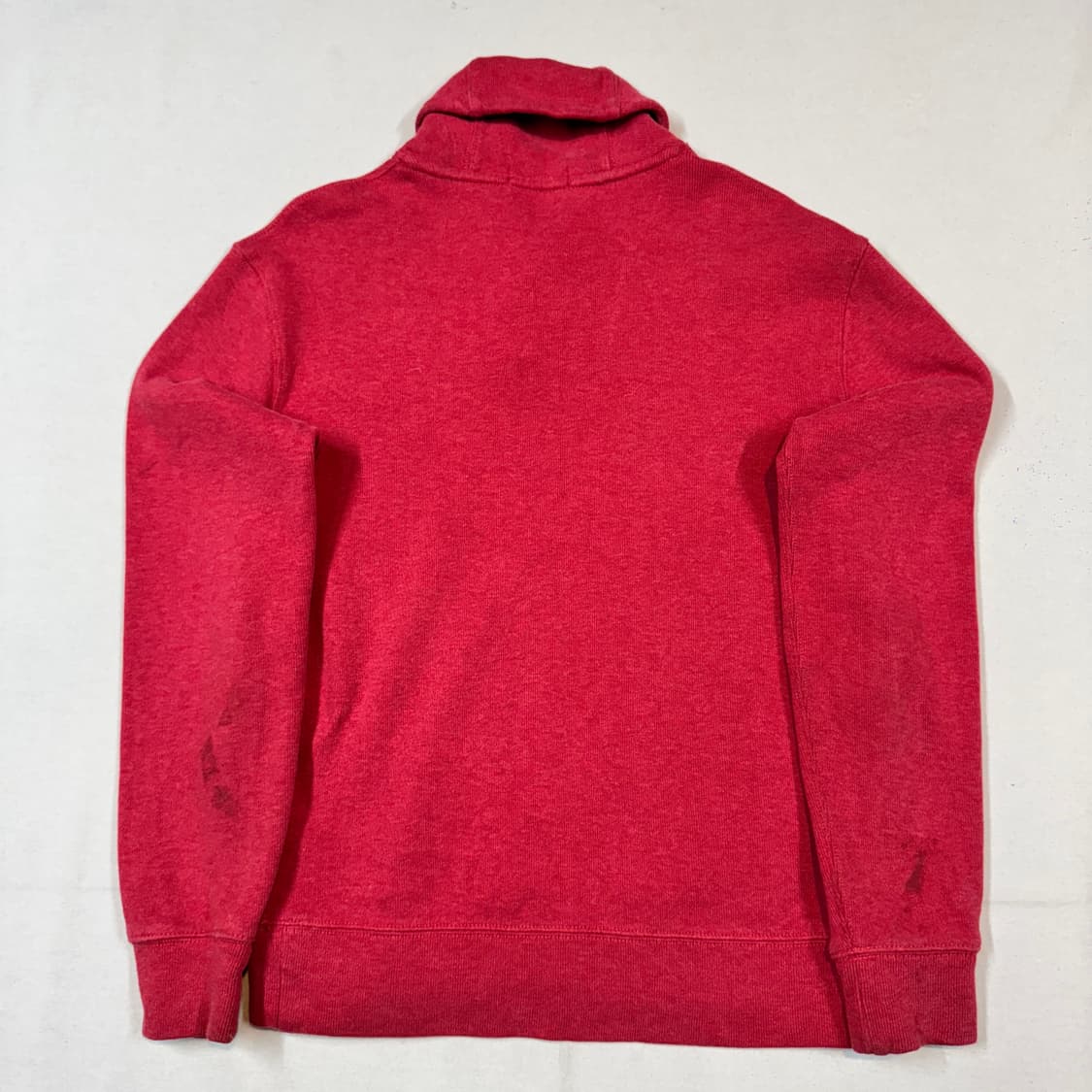 S) 폴로 랄프로렌 레드 숄카라 코튼 니트 상품이미지5