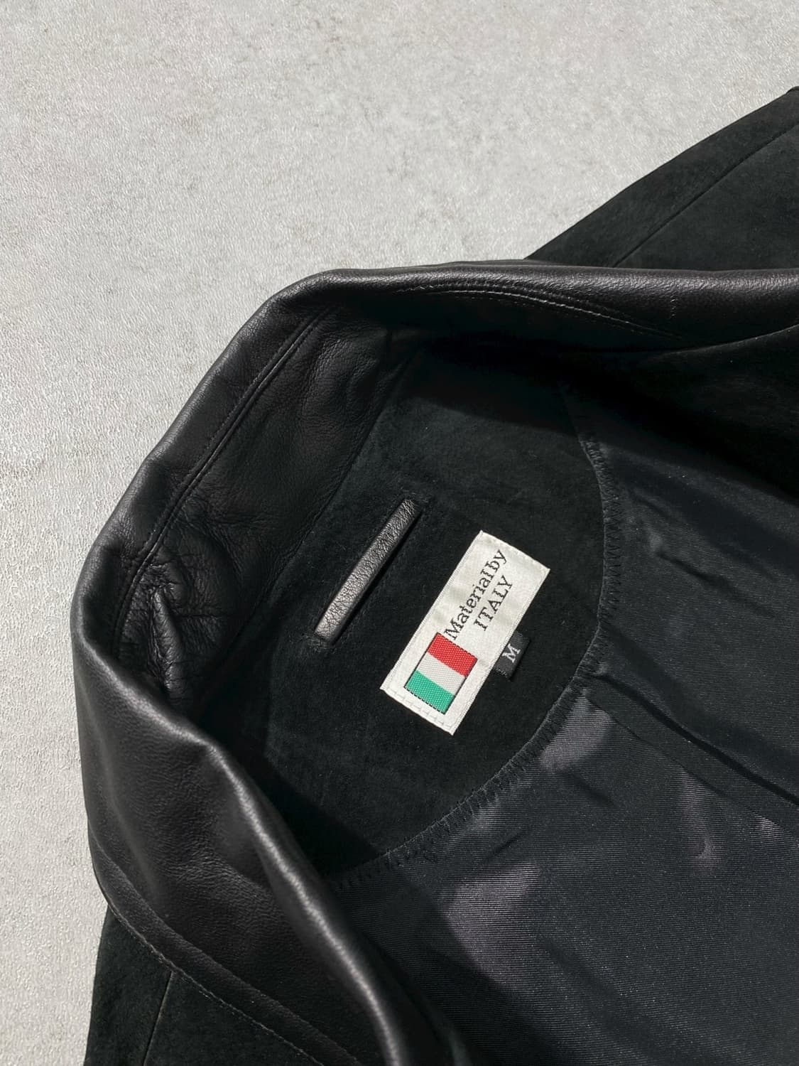 [M] Material By Italy 리얼 스웨이드 레더 코트 상품이미지5