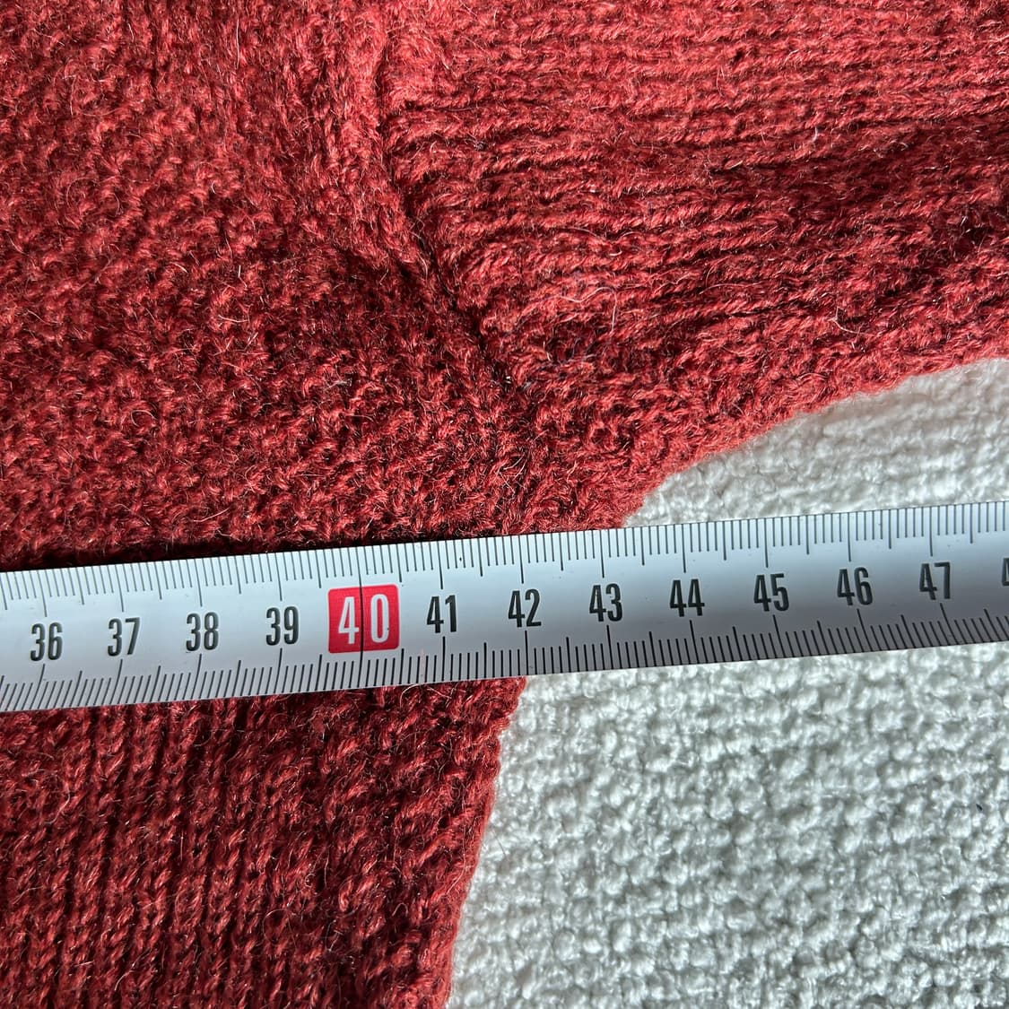 일본 빈티지 울 하프넥 니트 s 상품이미지5