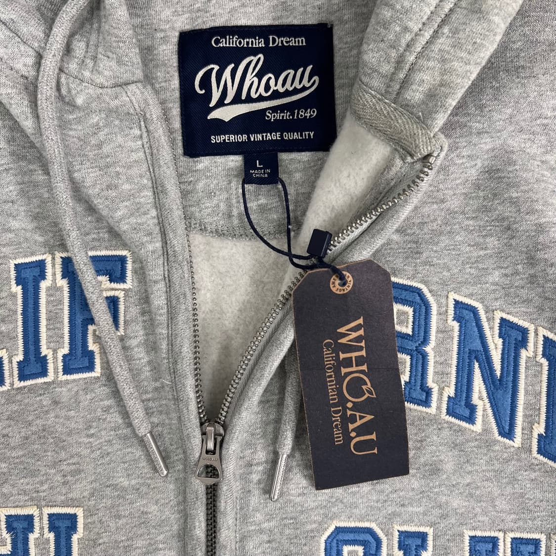 who.Au 캘리포니아 애슬레틱 클럽 후드 집업 상품이미지5