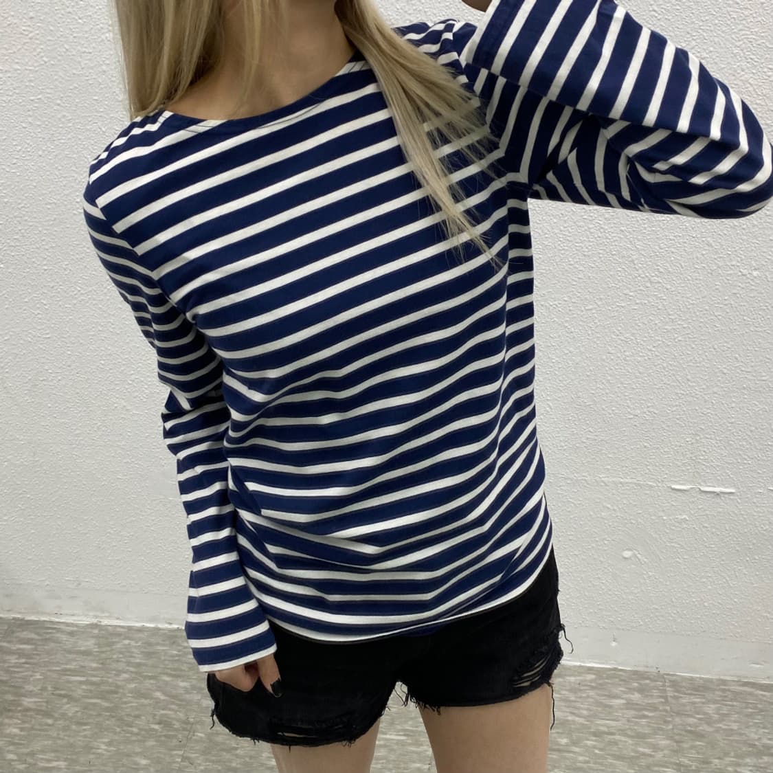 세임트제임스 네이비 단가라 롱슬리브 ( 여성용 ) 상품이미지1