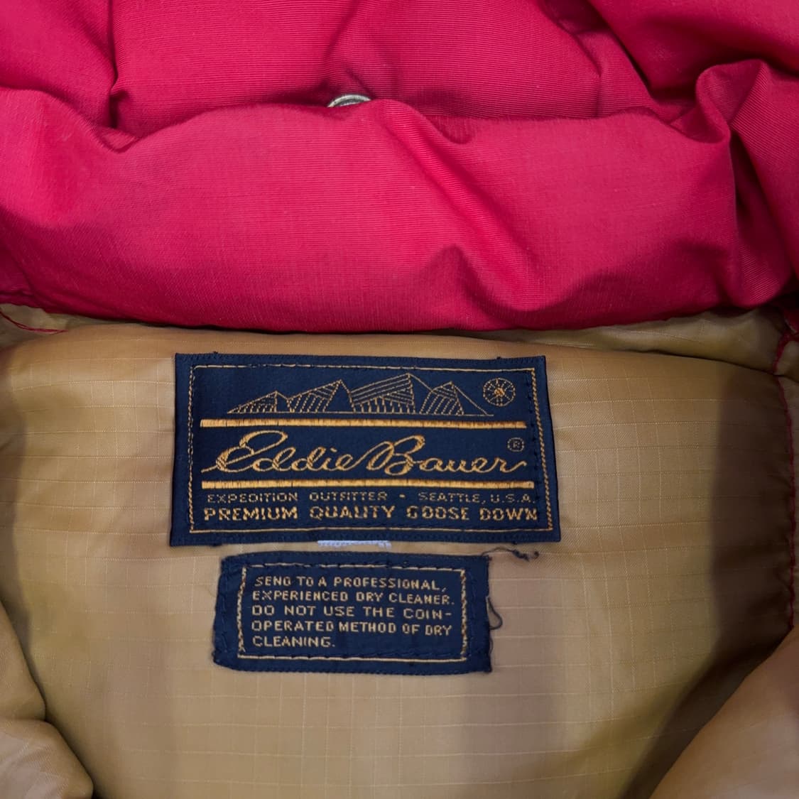 80-90s 에디바우어 카라코람 구스다운 상품이미지4