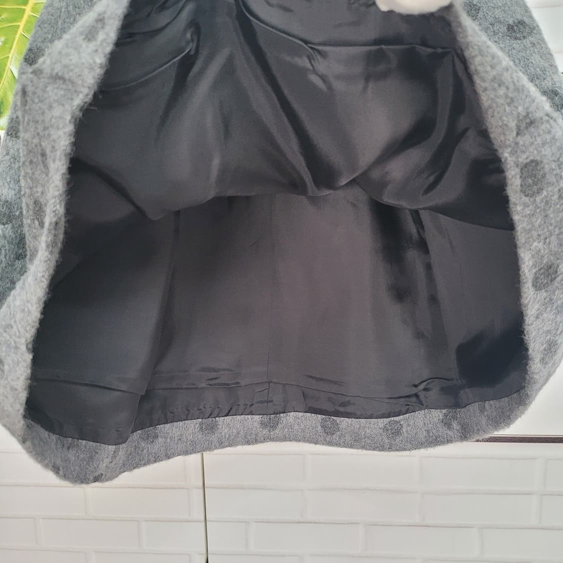 한섬 버드 도트 미니 스커트 55사이즈 새상품급 상품이미지6