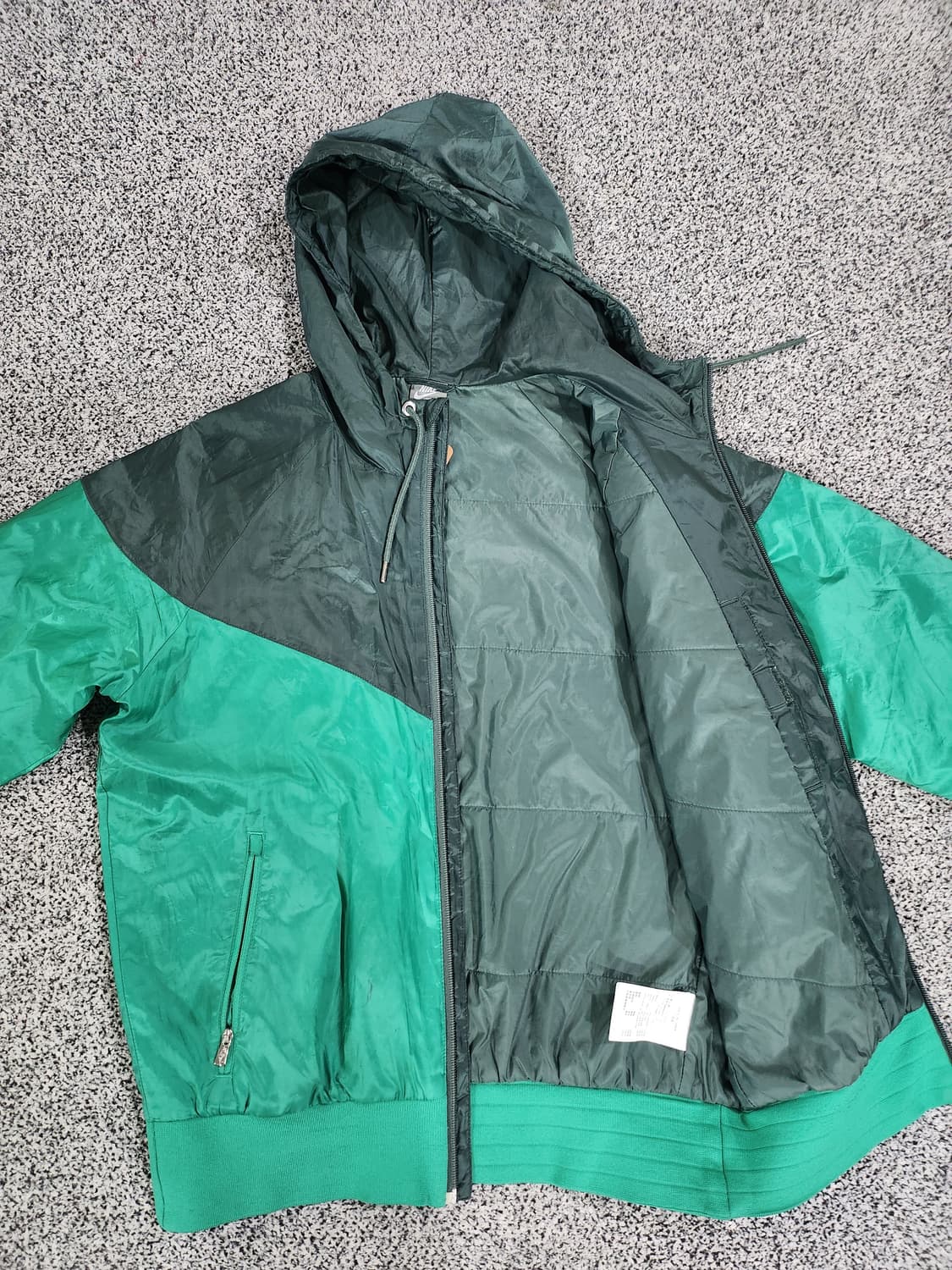 나이키 윈드러너 후드 집업 (그린 배색) 상품이미지3