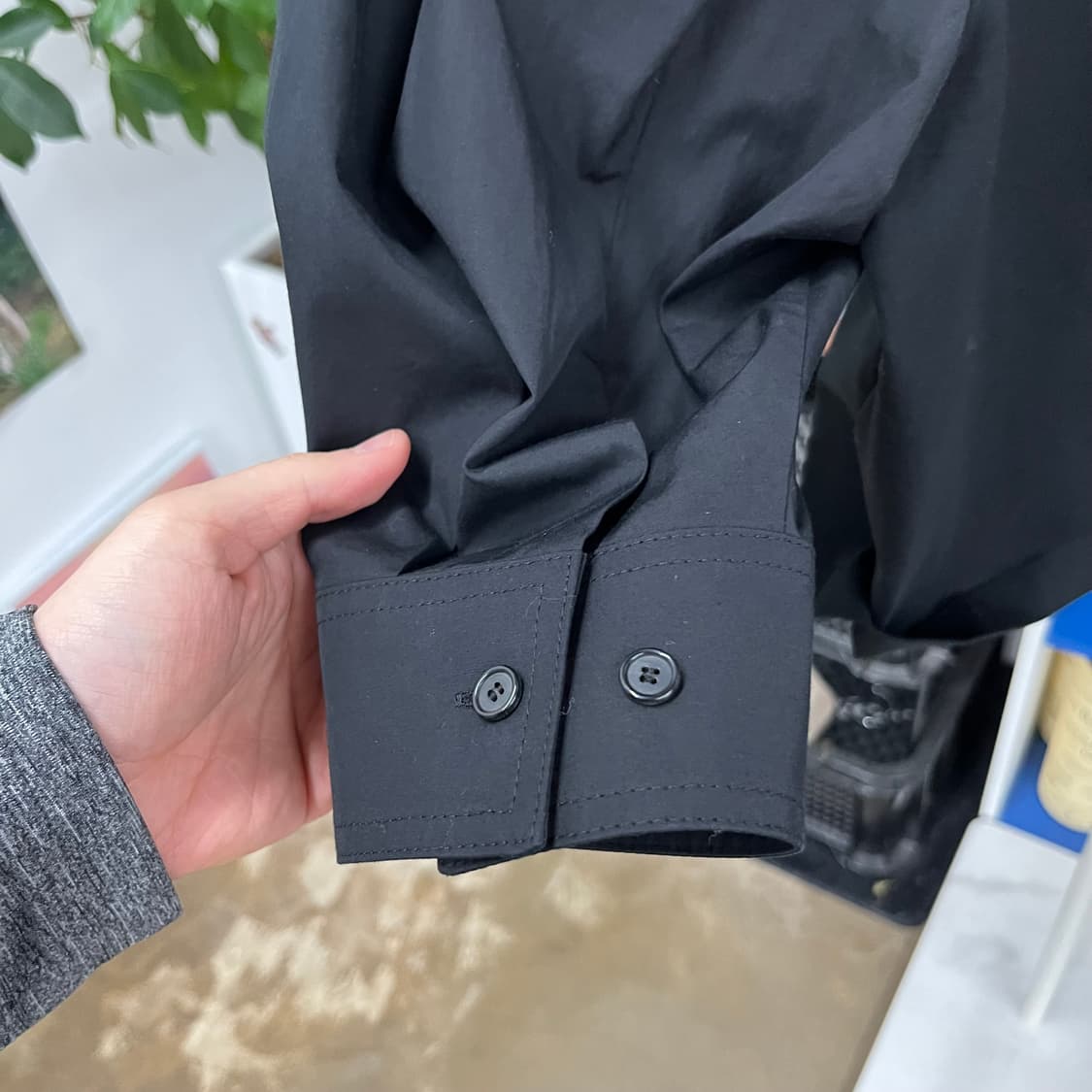 준지 우먼 숄더 퍼프 셔츠 38 상품이미지5