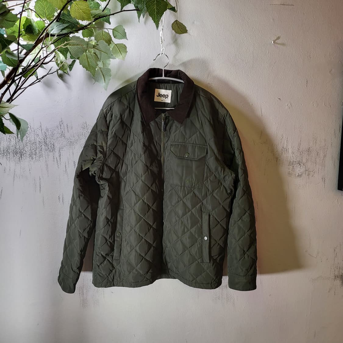 지프 퀄팅 패딩 자켓 (110) 상품이미지1