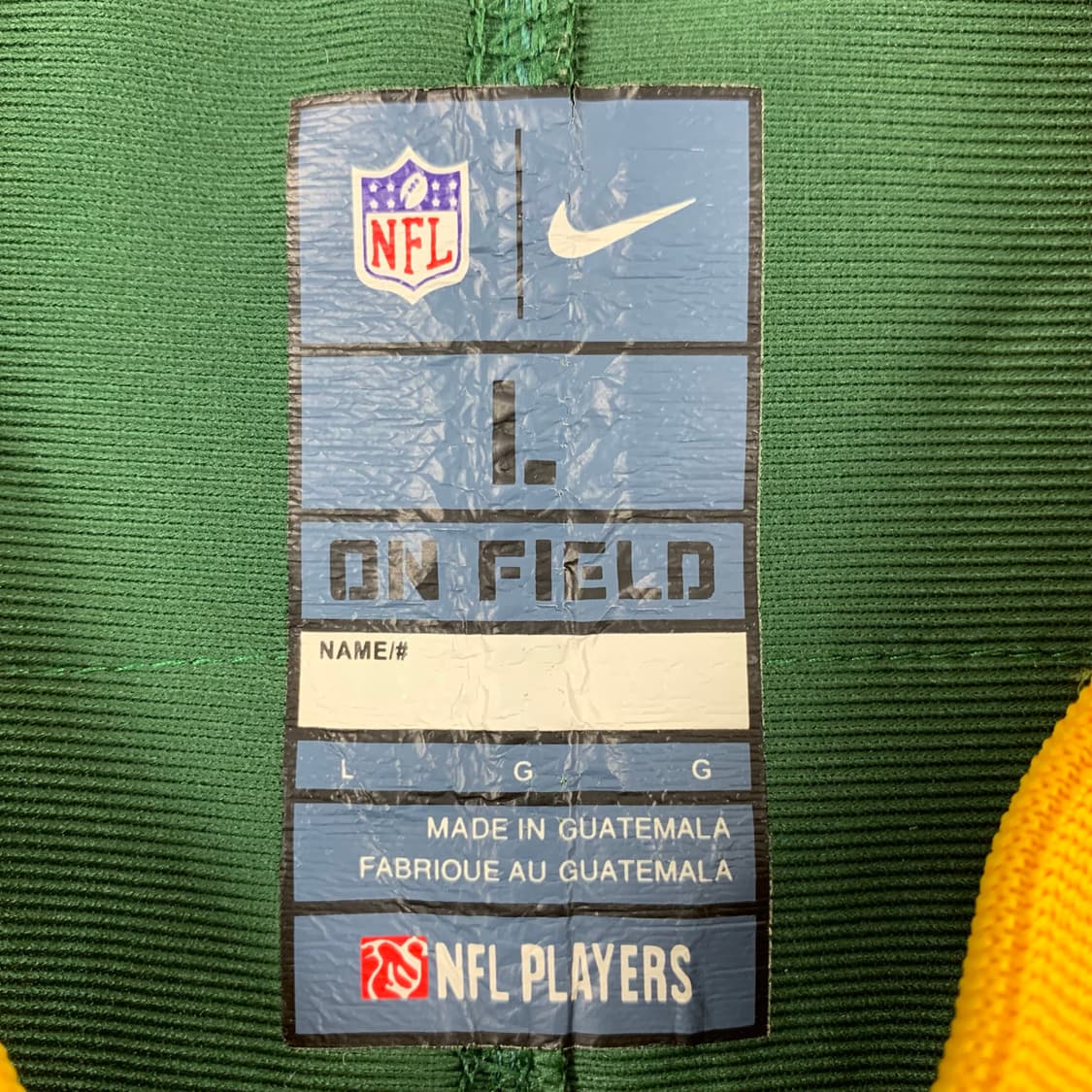 나이키 x NFL 그린베이 패커스 로저스 마킹 럭비 져지 상품이미지5